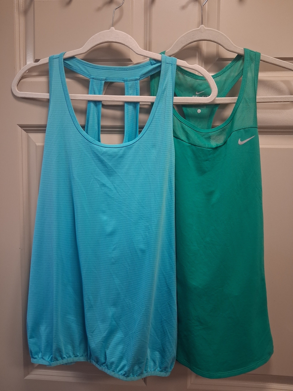 Nike Dri Fit & Tek Gear Dry Tek Tank Tops - Set of 2 Size L